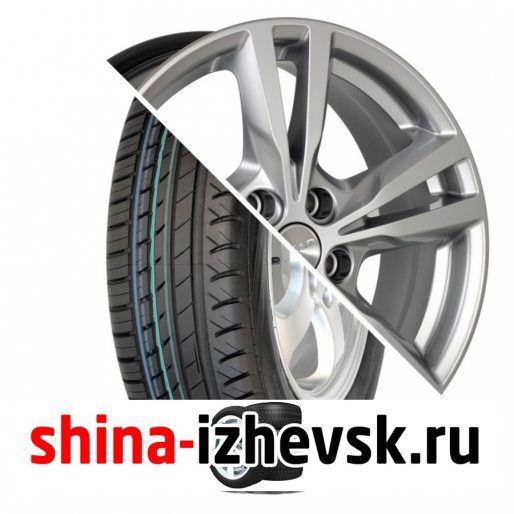 Колесо в сборе Viatti Strada (V-130) 215/55 R17 V 94 + СКАД Мельбурн 7xR17 5×114.3 ET45 DIA60.1 Серебристый в Ижевске